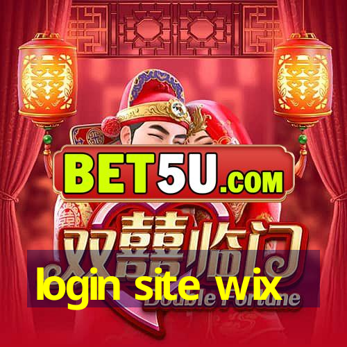 login site wix